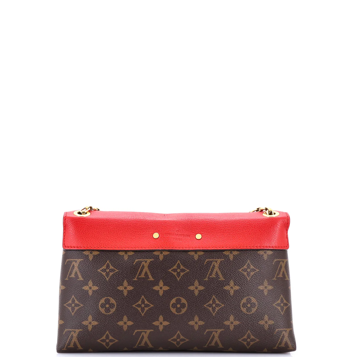Pallas Chain Shoulder Bag Monogram Canvas and Calfskin - Deep Luxury