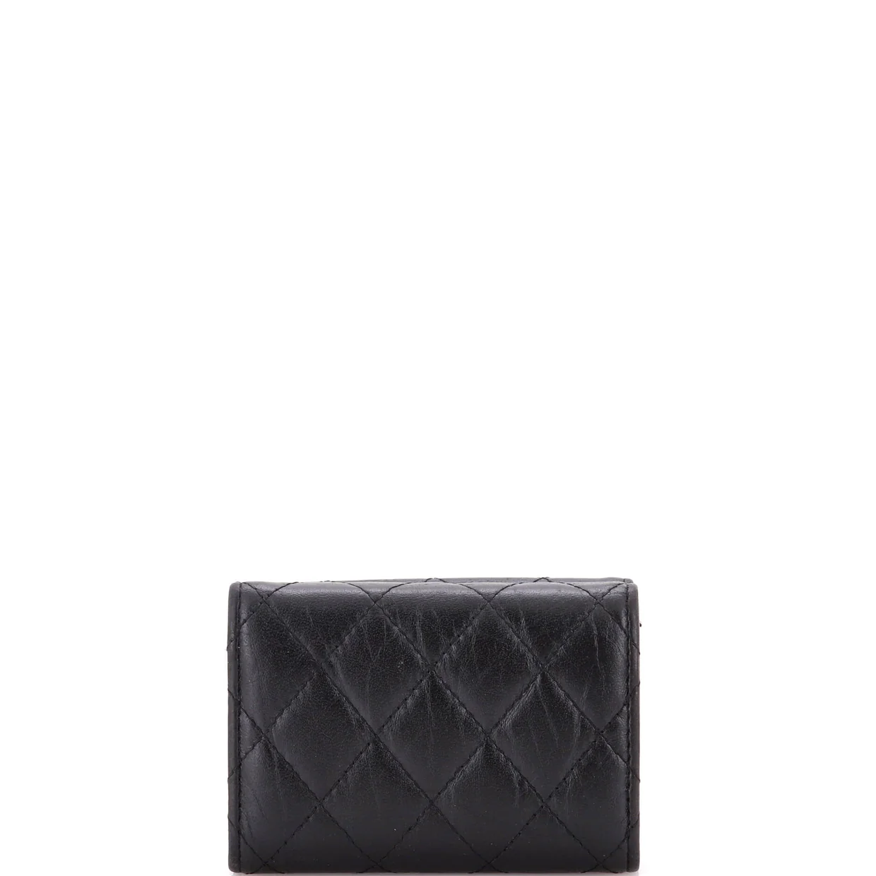 Reissue Compact Wallet Quilted Aged Calfskin - Deep Luxury