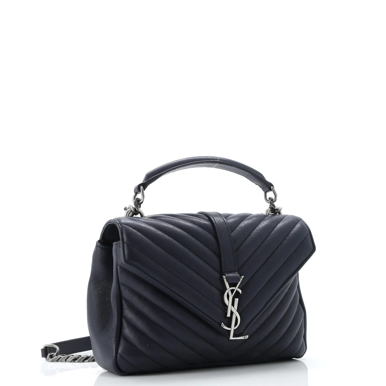 Classic Monogram College Bag Quilted Leather Medium - Deep Luxury