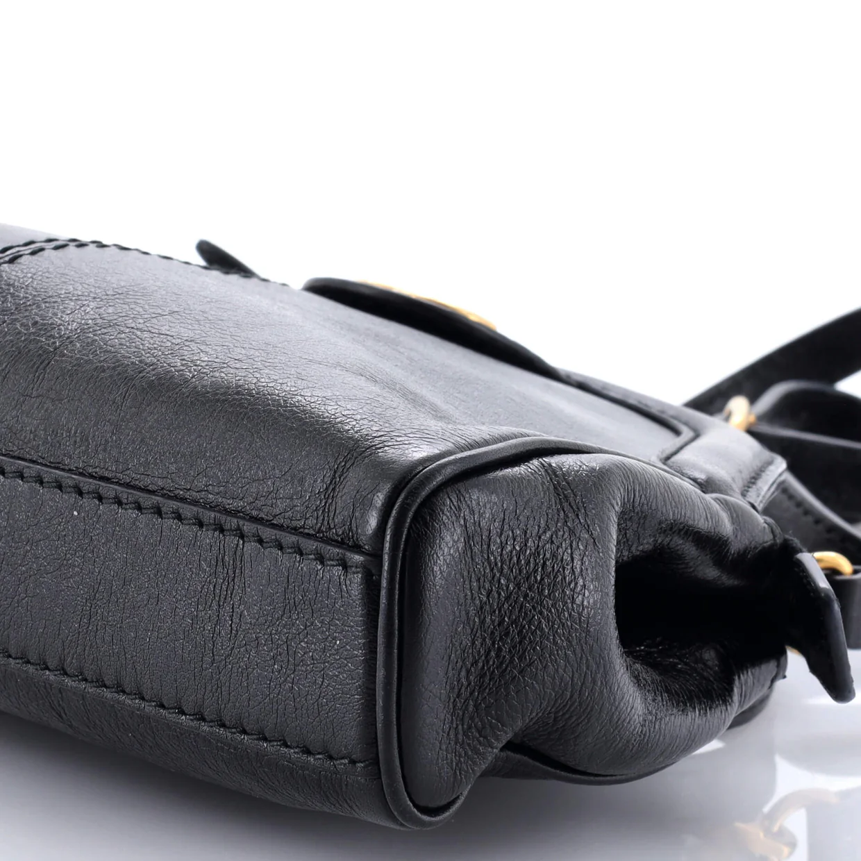 RE(BELLE) Shoulder Bag Leather Small - Deep Luxury