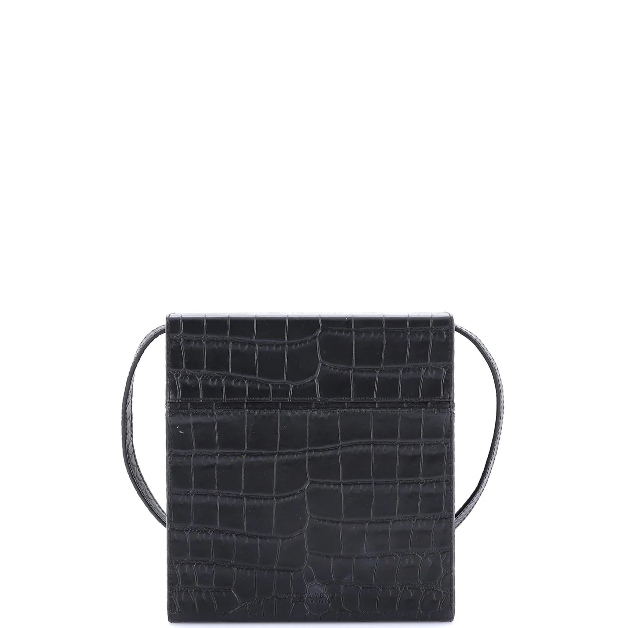 Daisey Bag Crocodile Embossed Leather - Deep Luxury