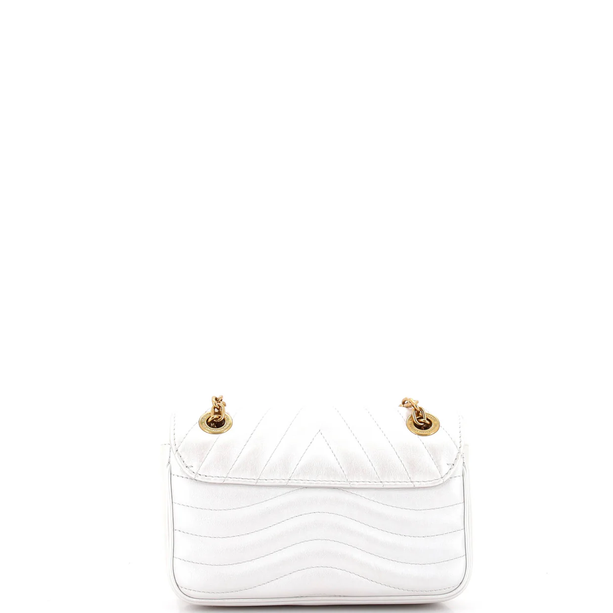 New Wave Chain Bag NM Quilted Leather MM - Deep Luxury