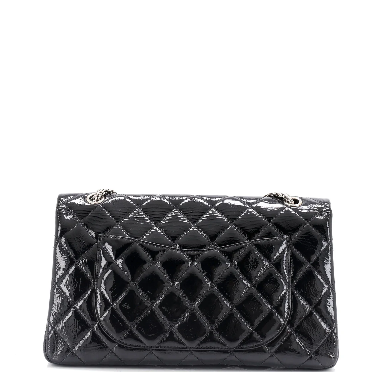 Reissue 2.55 Flap Bag Quilted Crinkled Patent 227 - Deep Luxury