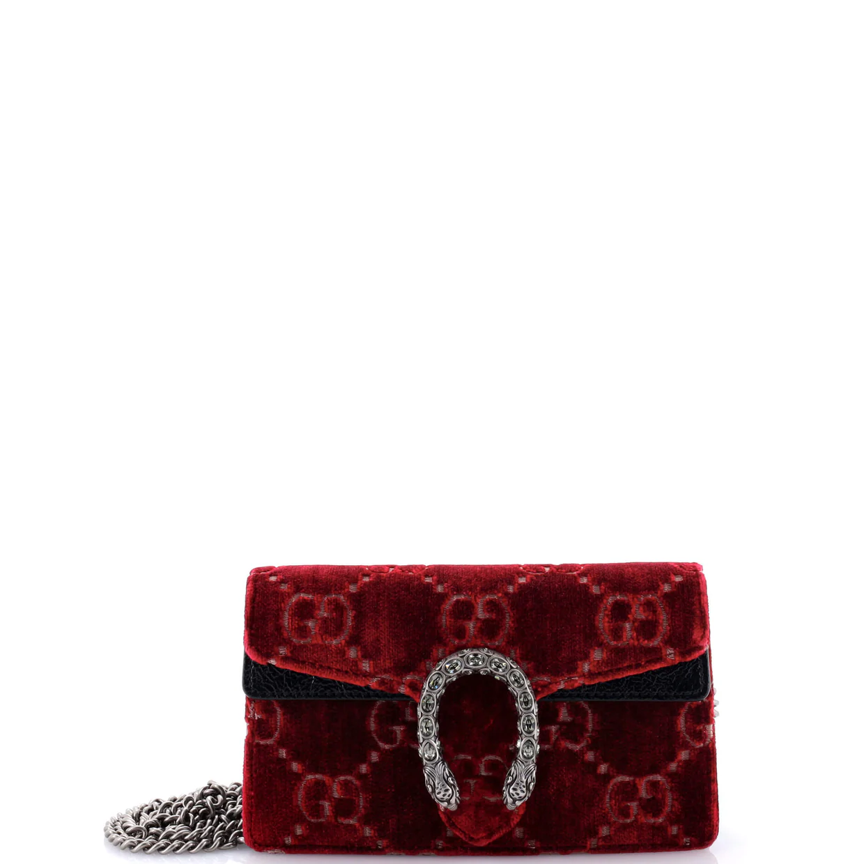 Dionysus Bag GG Velvet Super Mini - Deep Luxury