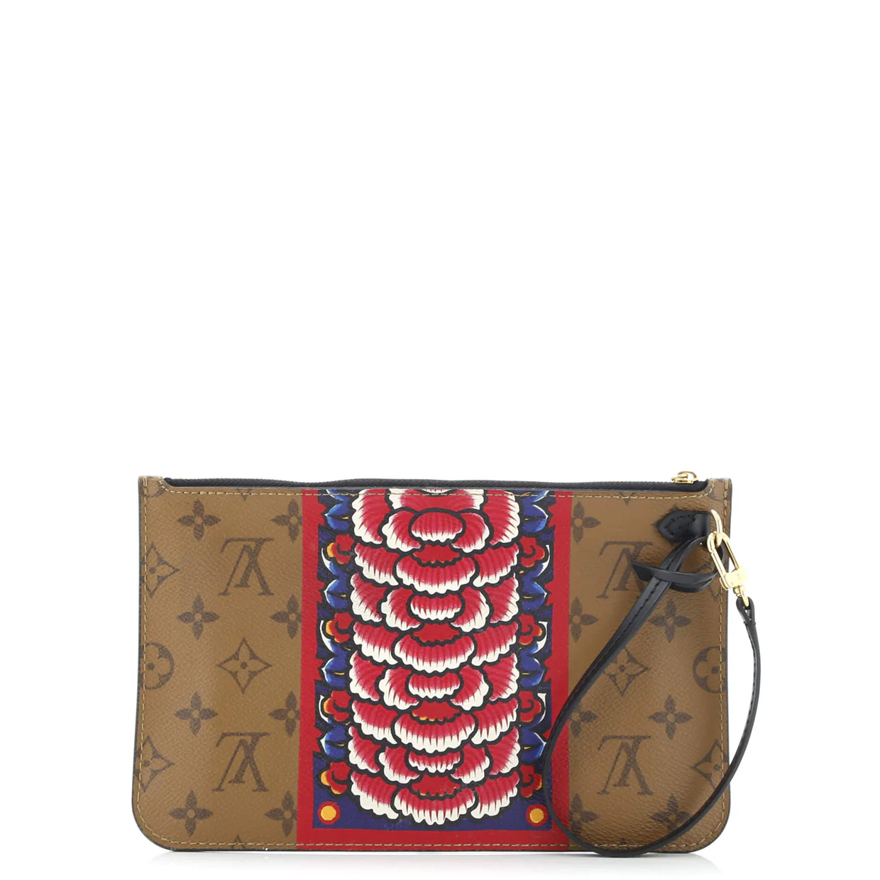 Neverfull Pochette Limited Edition Kabuki Monogram Canvas Large - Deep Luxury