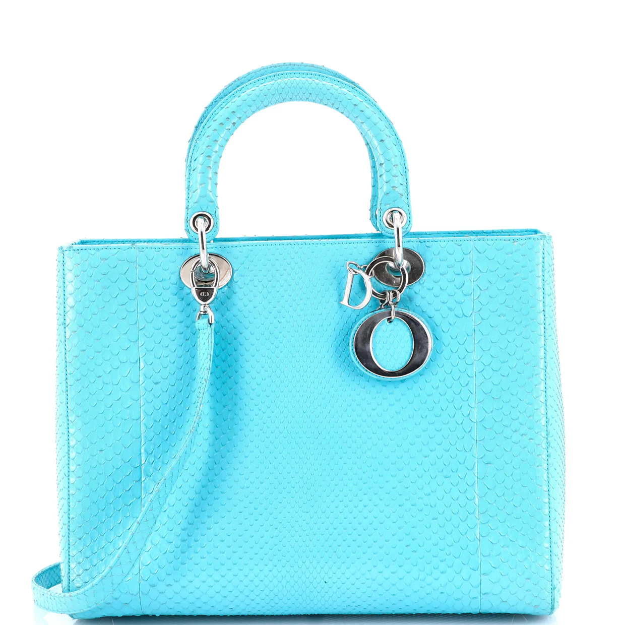 Lady Dior Bag Python Large - Deep Luxury
