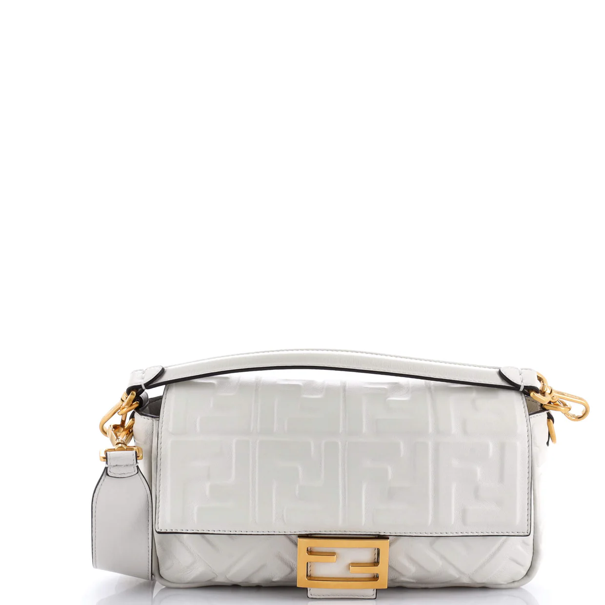 Baguette NM Bag Zucca Embossed Leather Medium - Deep Luxury