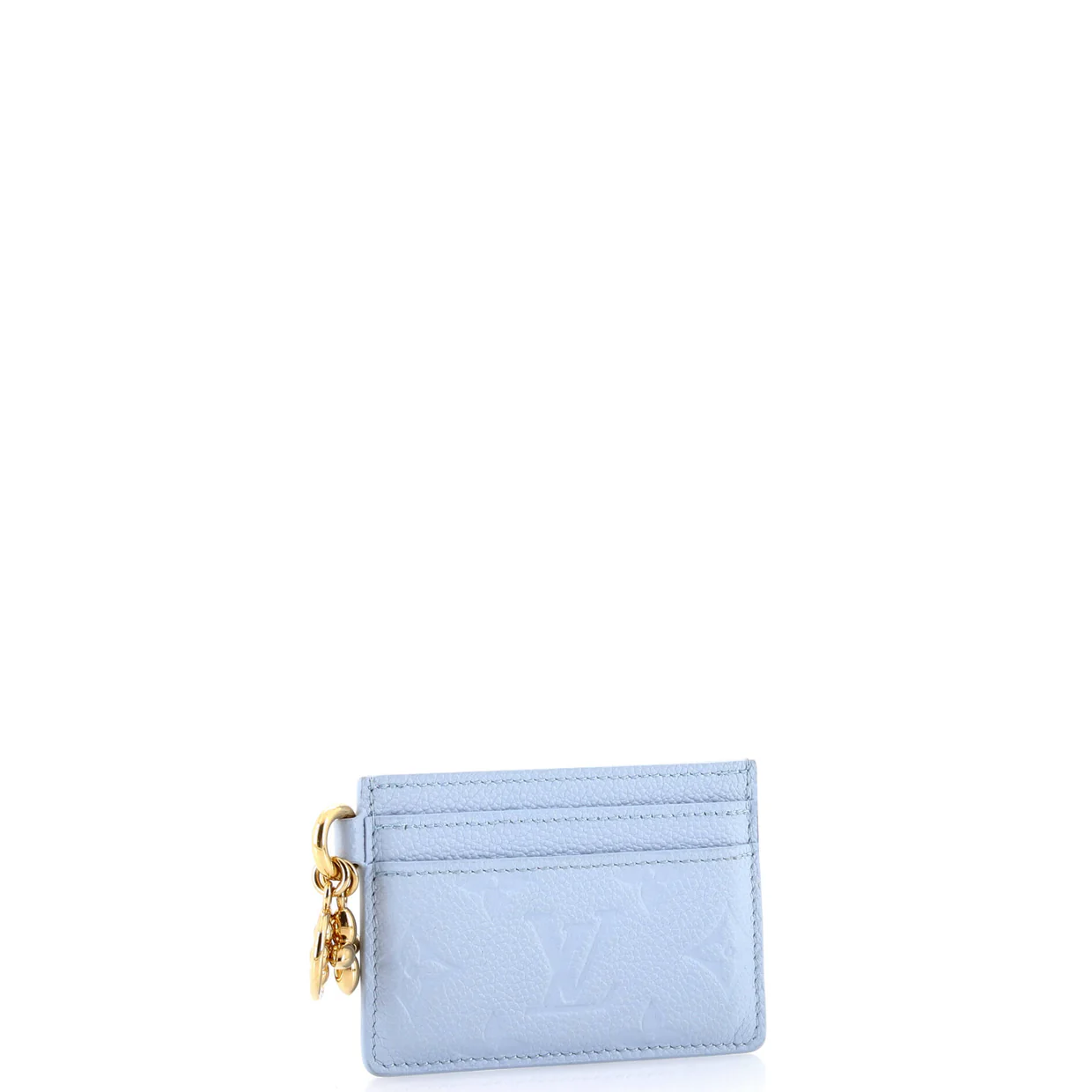 LV Charms Card Holder Monogram Empreinte Leather - Deep Luxury