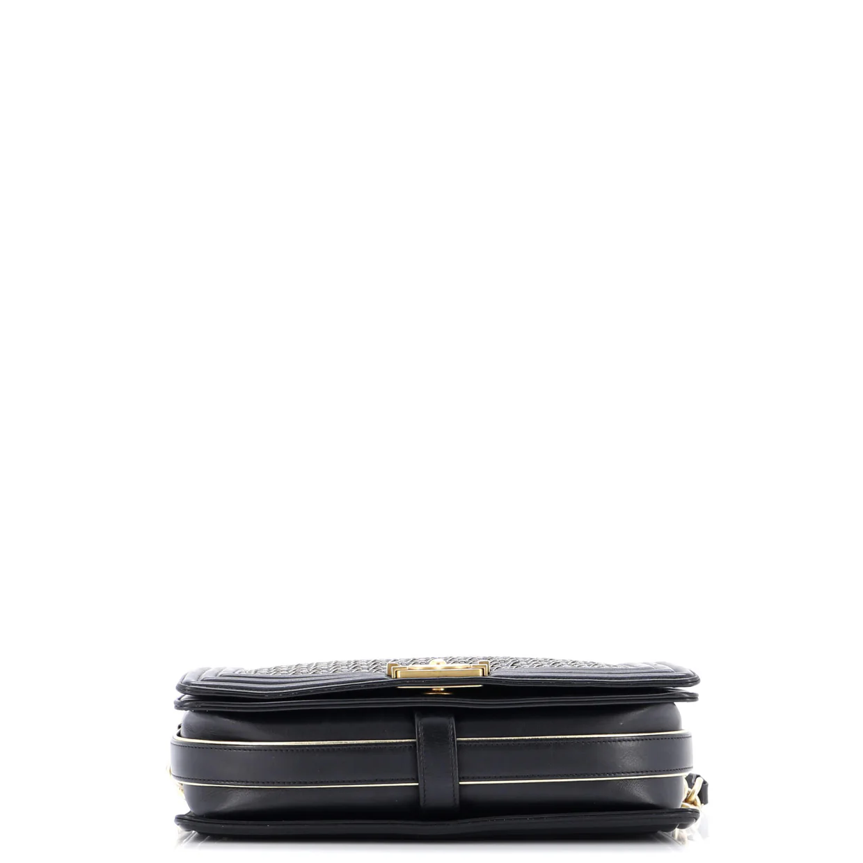 Boy Flap Bag Braided Sheepskin New Medium - Deep Luxury