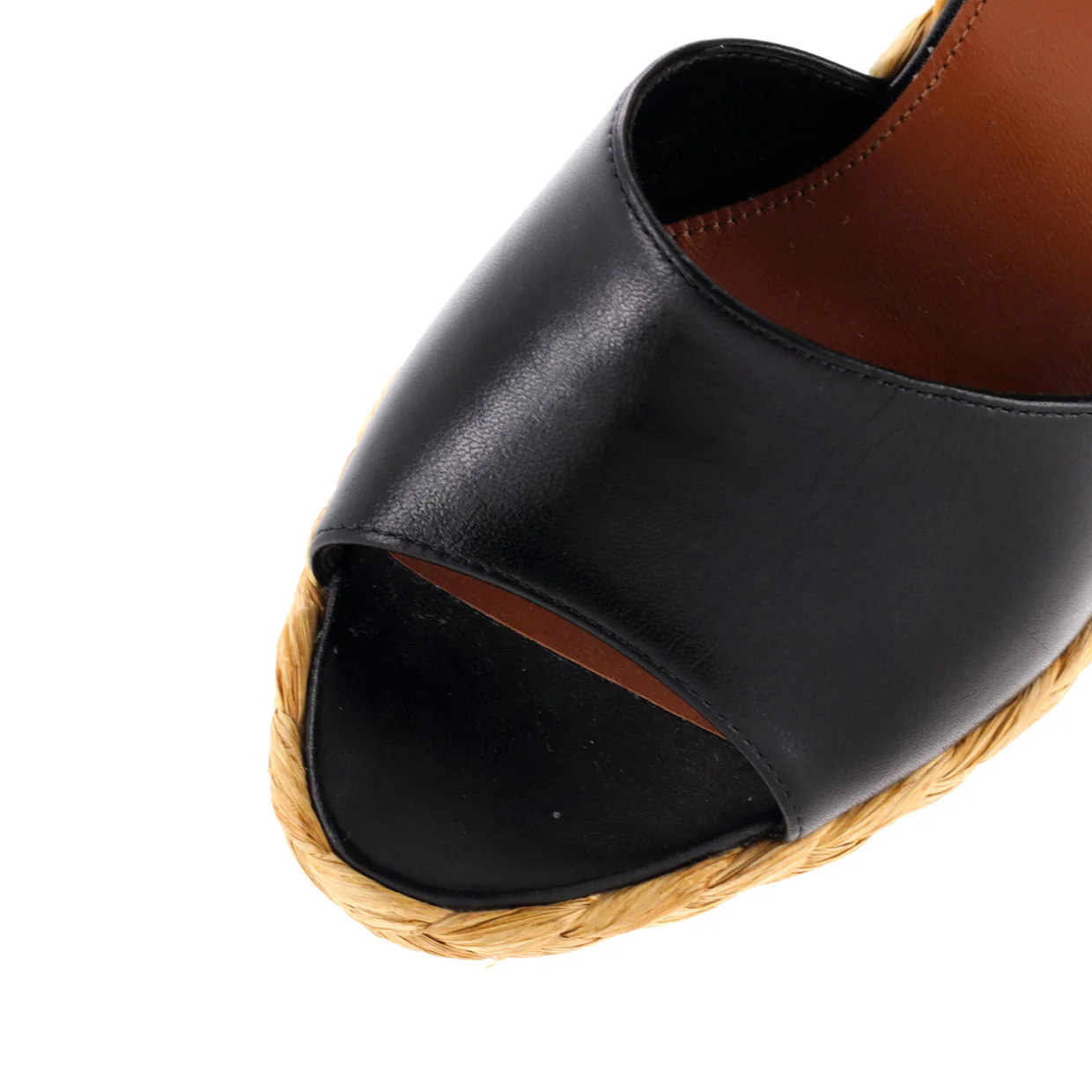Women's Paloma Wedge Espadrille Sandals Leather - Deep Luxury