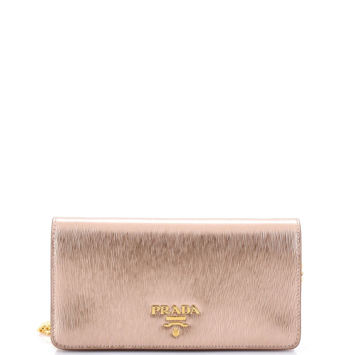 Chain Wallet Crossbody Saffiano Leather - Deep Luxury