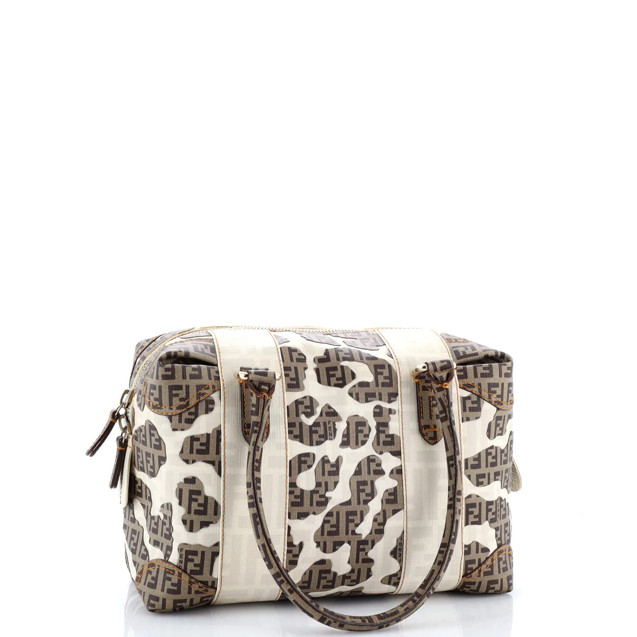 B. Mix Tote Zucca Coated Canvas Medium - Deep Luxury