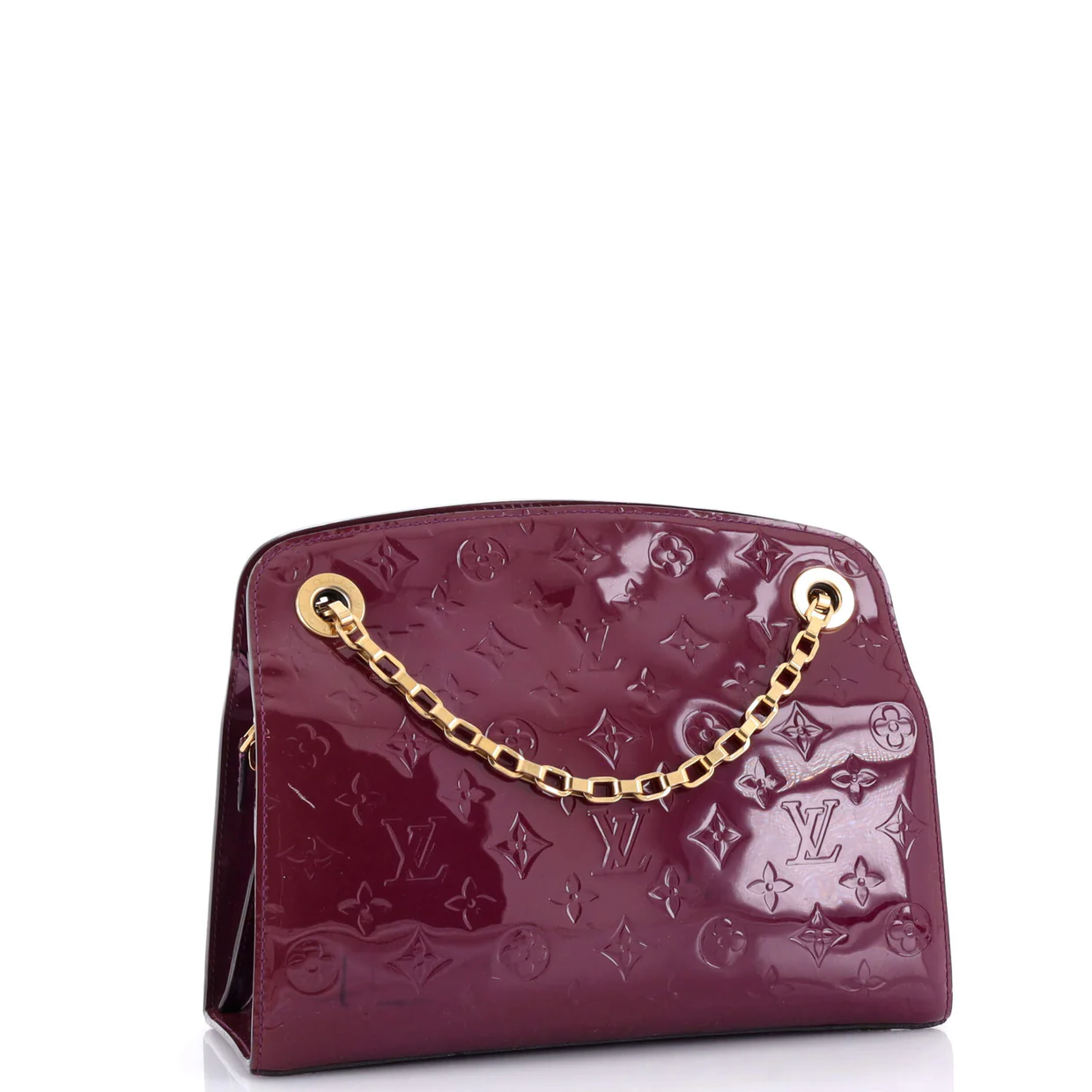 Virginia Handbag Monogram Vernis MM - Deep Luxury