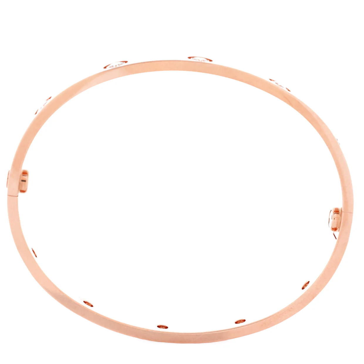 Love 10 Diamond Bracelet 18K Rose Gold with Diamonds - Deep Luxury