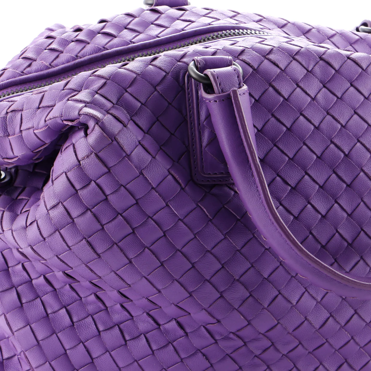 Convertible Satchel Intrecciato Nappa Medium - Deep Luxury