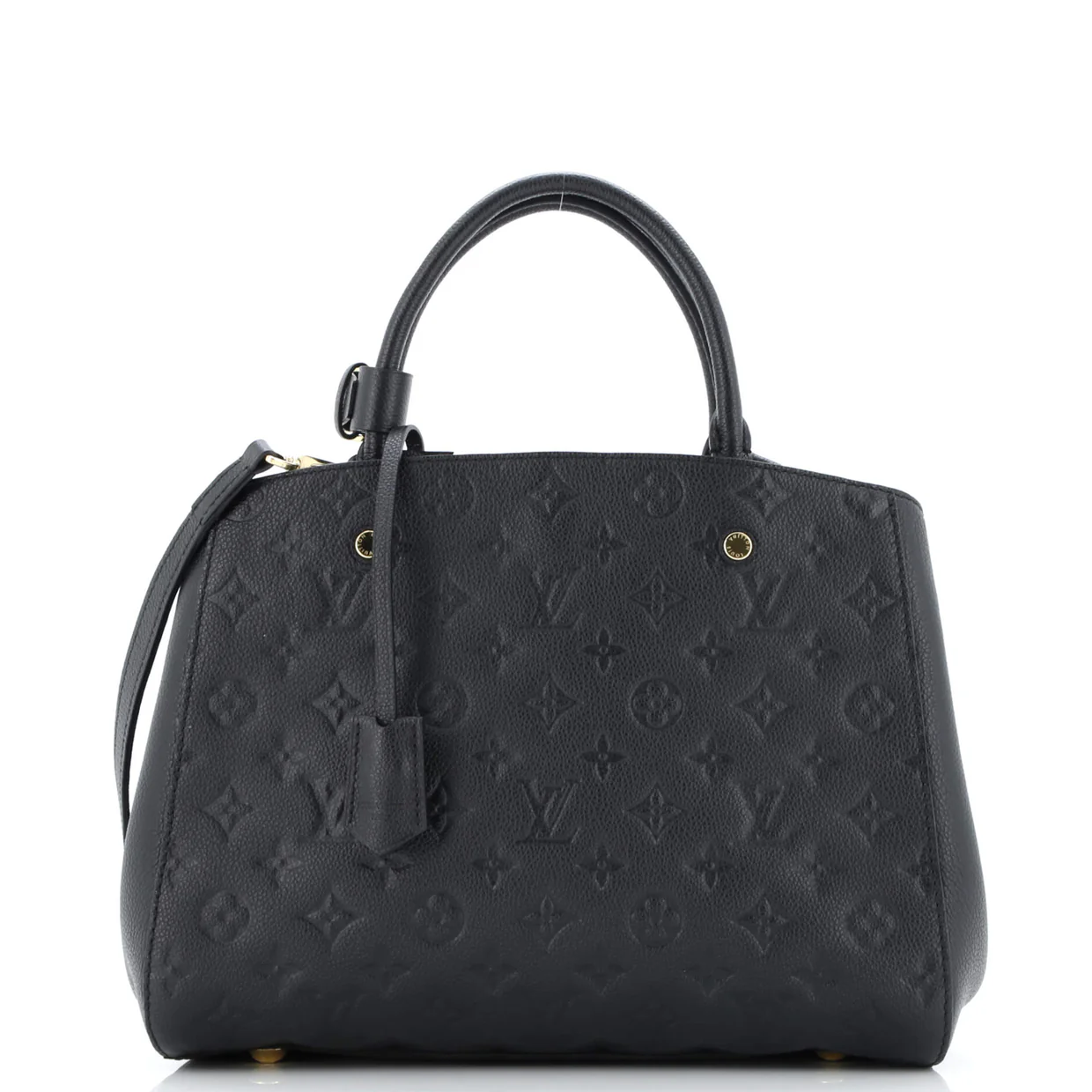 Montaigne Handbag Monogram Empreinte Leather MM - Deep Luxury