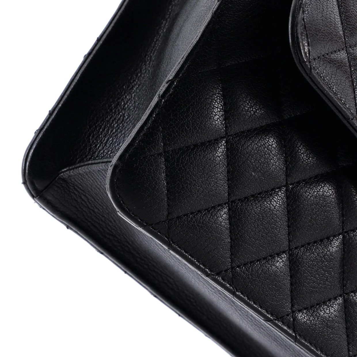 CC University Flap Bag Quilted Goatskin Medium - Deep Luxury