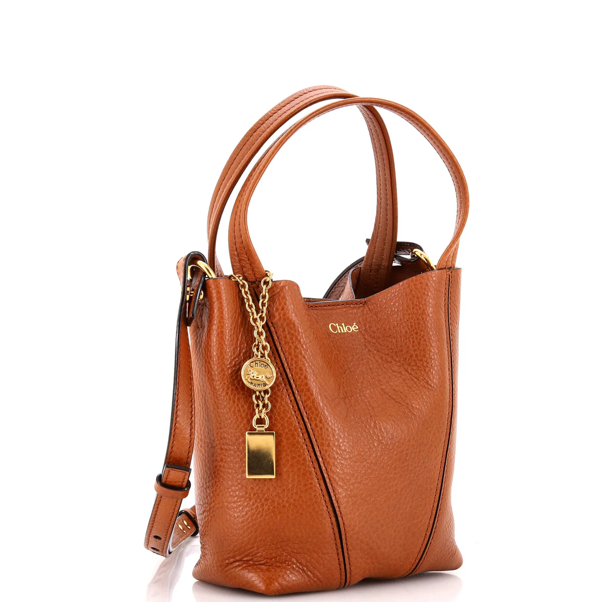 Spin Tote Leather Small - Deep Luxury