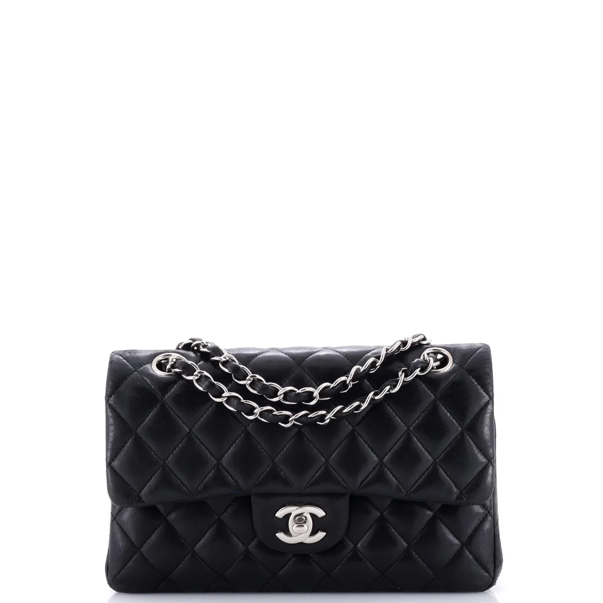 Classic Double Flap Bag Quilted Lambskin Small - Deep Luxury
