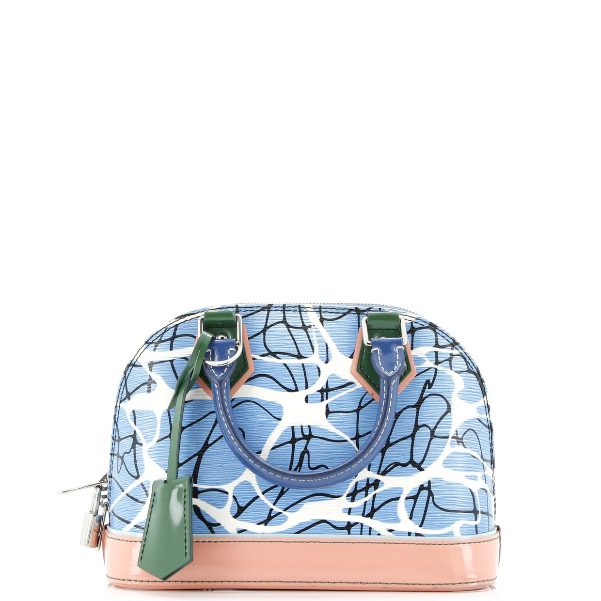 Alma Handbag Limited Edition Print Epi Leather BB - Deep Luxury