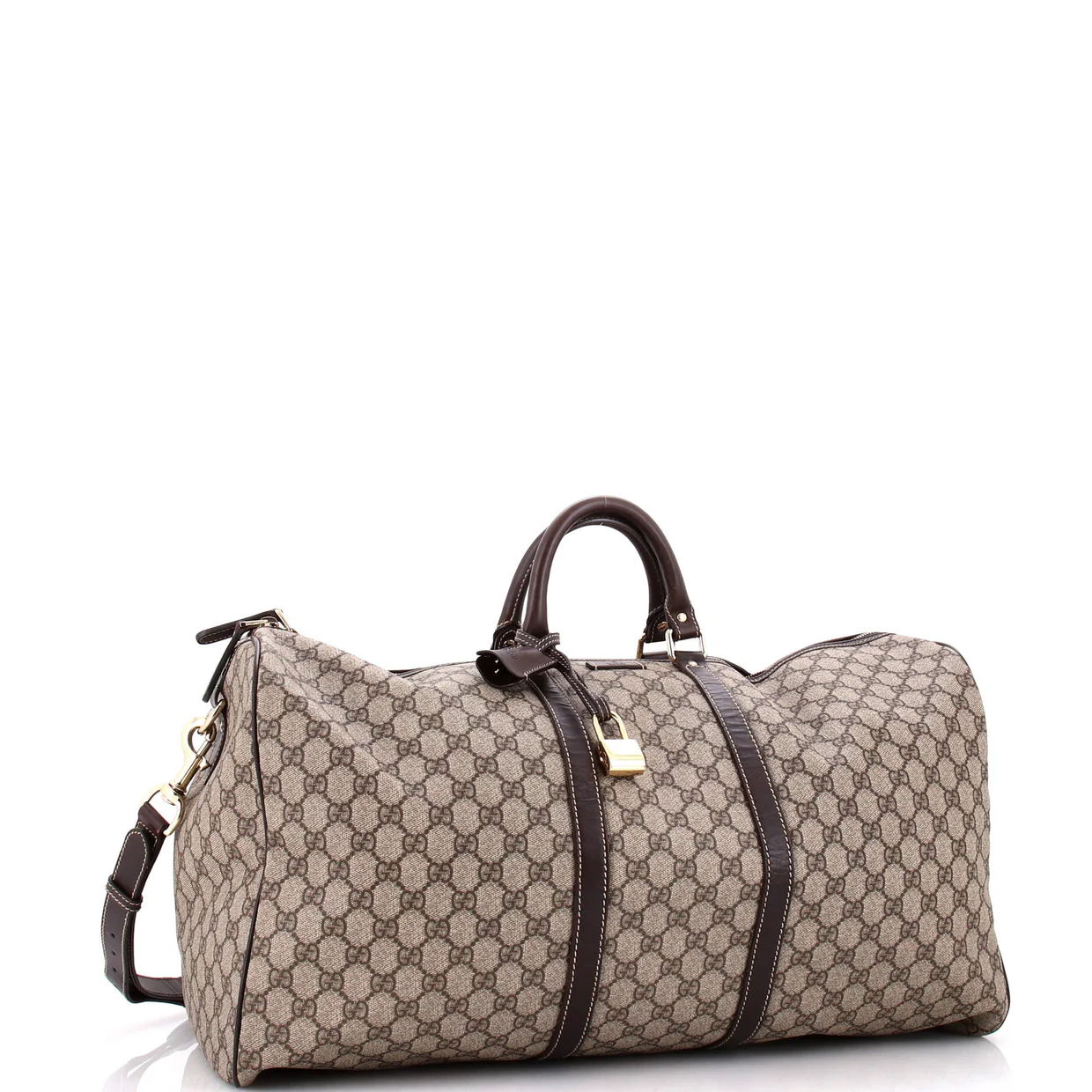 Carry On Convertible Duffle Bag GG Coated Canvas Medium - Deep Luxury