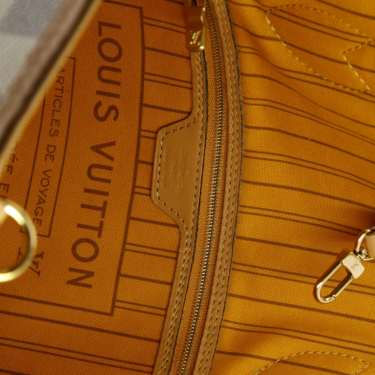 Neverfull NM Tote Damier with Braided Detail MM - Deep Luxury