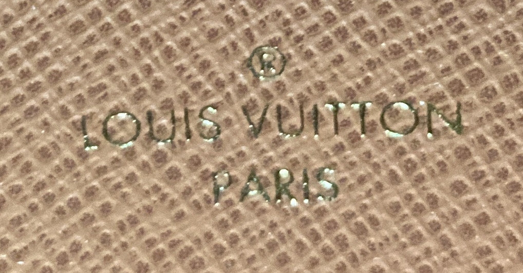 Ivy Wallet on Chain Monogram Canvas - Deep Luxury