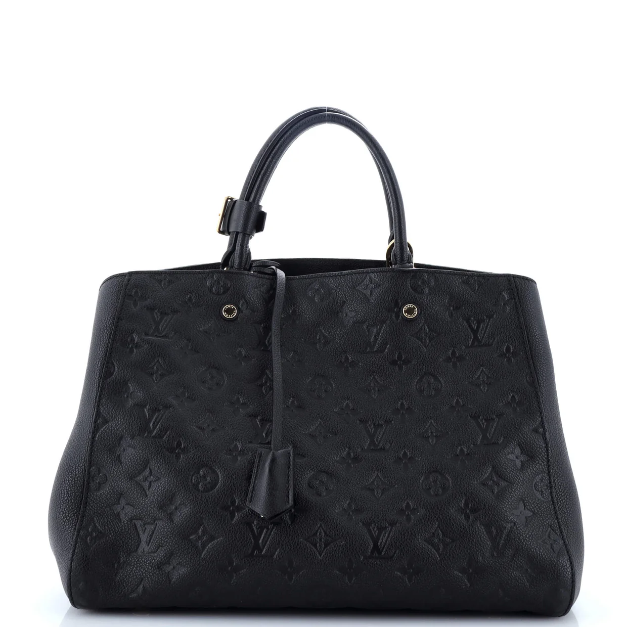 Montaigne Handbag Monogram Empreinte Leather GM - Deep Luxury