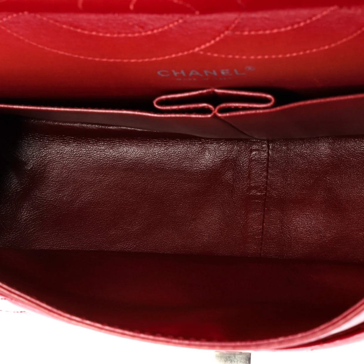 Reissue 2.55 Flap Bag Quilted Crinkled Patent 227 - Deep Luxury