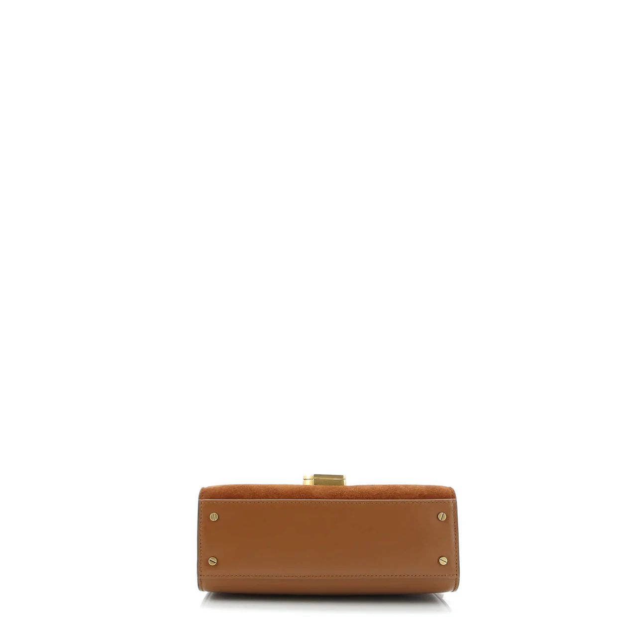 Cassandra Top Handle Bag Leather and Suede Mini - Deep Luxury