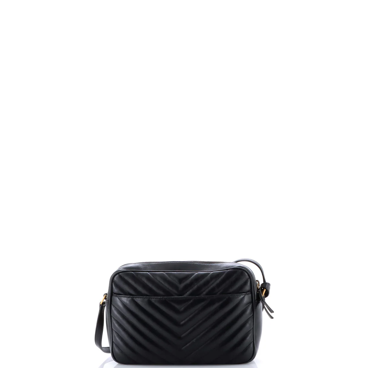 Lou Camera Bag Matelasse Chevron Leather Small - Deep Luxury