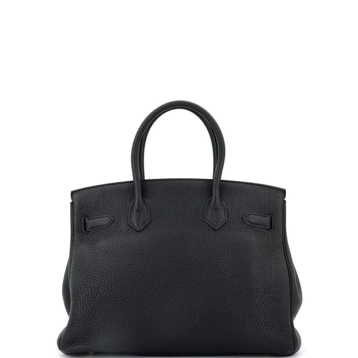 Birkin Handbag Noir Togo with Gold Hardware 30 - Deep Luxury