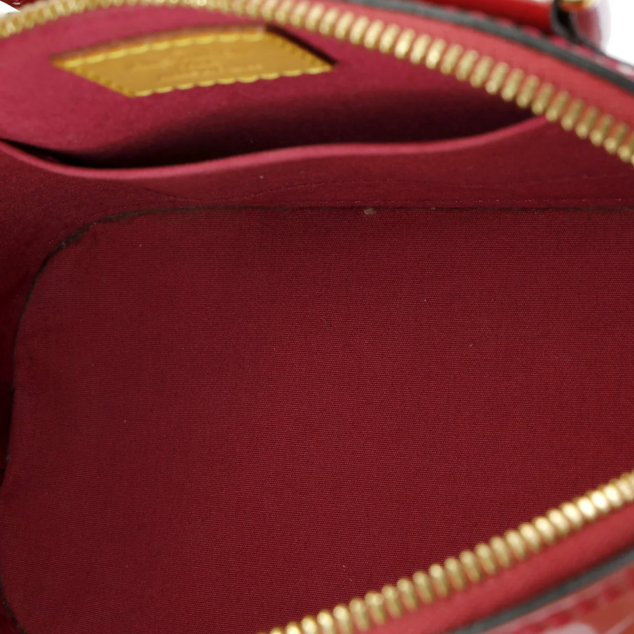 Alma Handbag Monogram Vernis BB - Deep Luxury