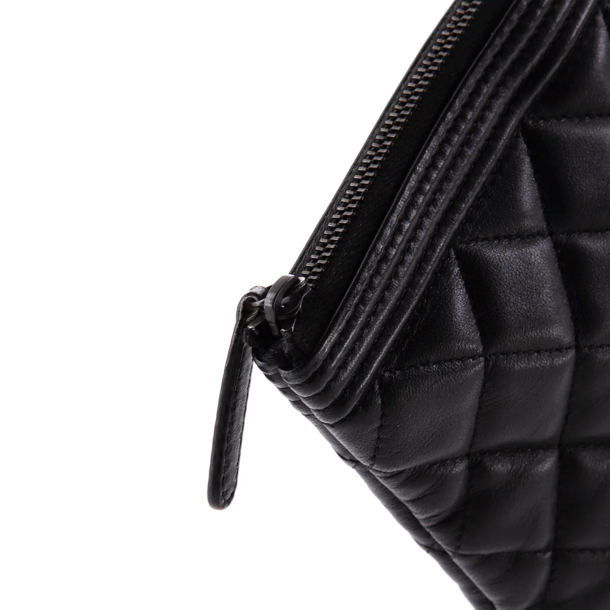 Boy O Case Clutch Quilted Lambskin Large - Deep Luxury