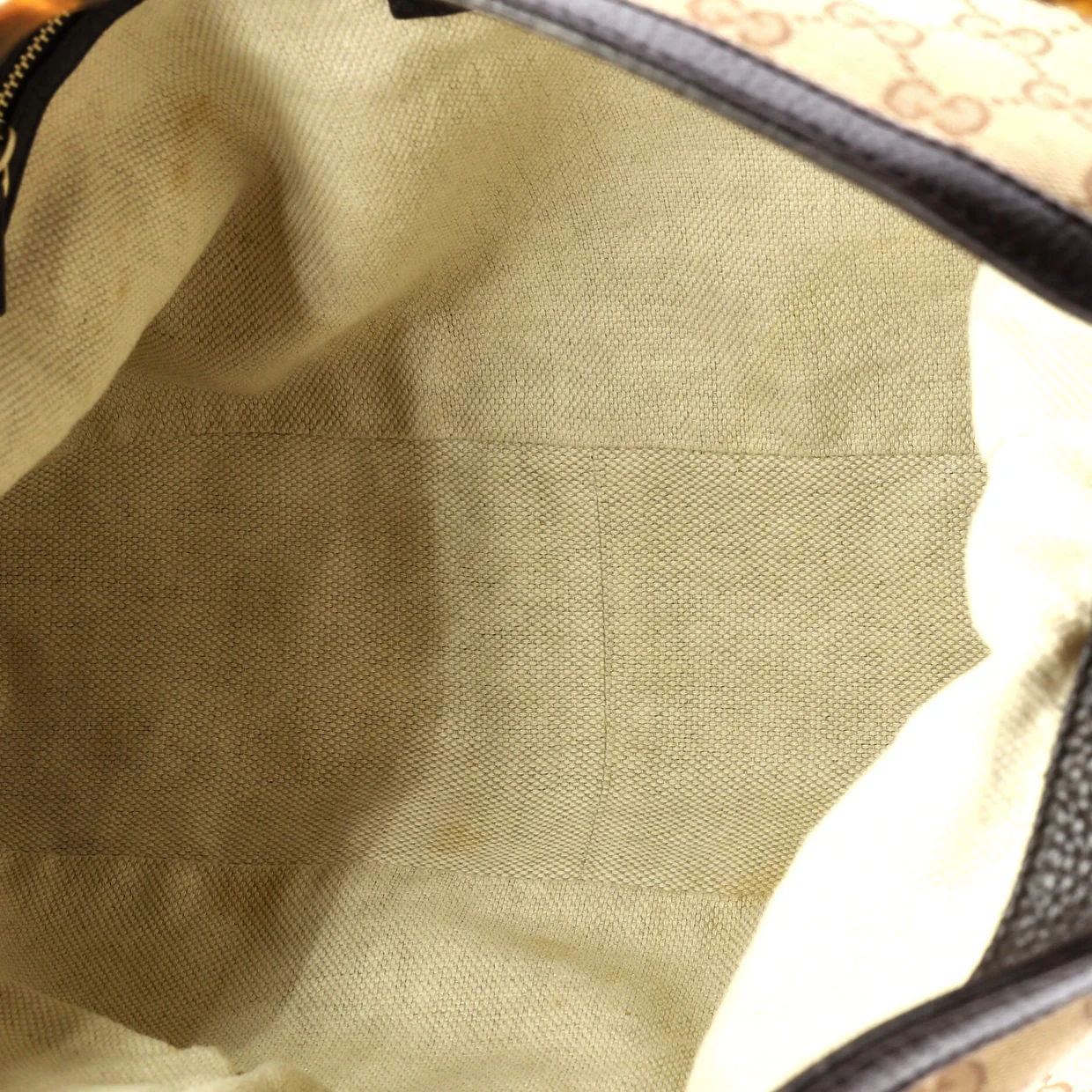 Diana Bamboo Shoulder Bag GG Canvas Medium - Deep Luxury