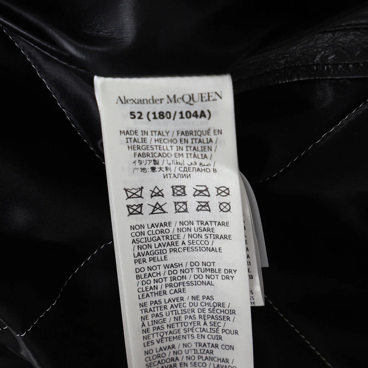 Men's Biker Jacket Quilted Leather - Deep Luxury