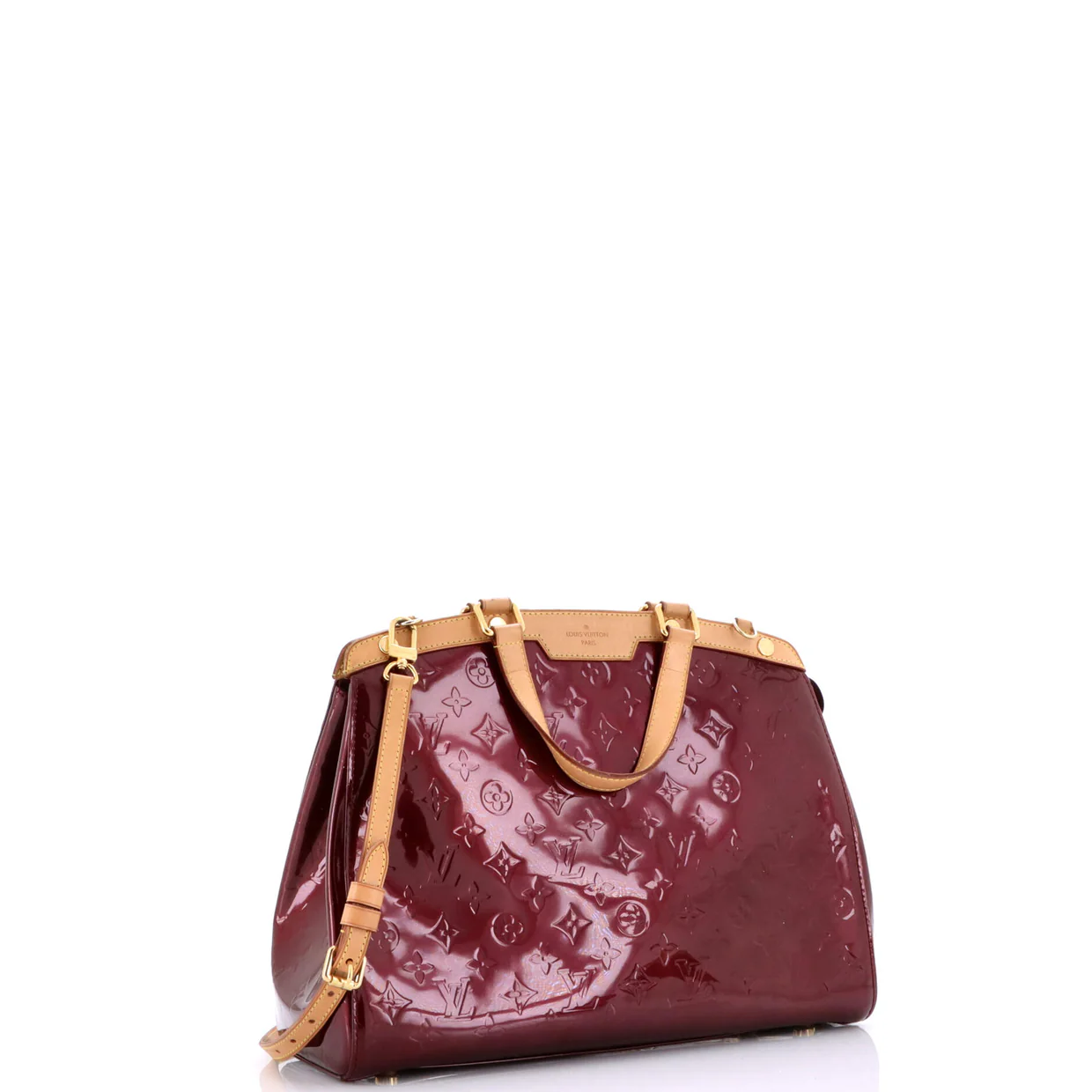 Brea Handbag Monogram Vernis GM - Deep Luxury