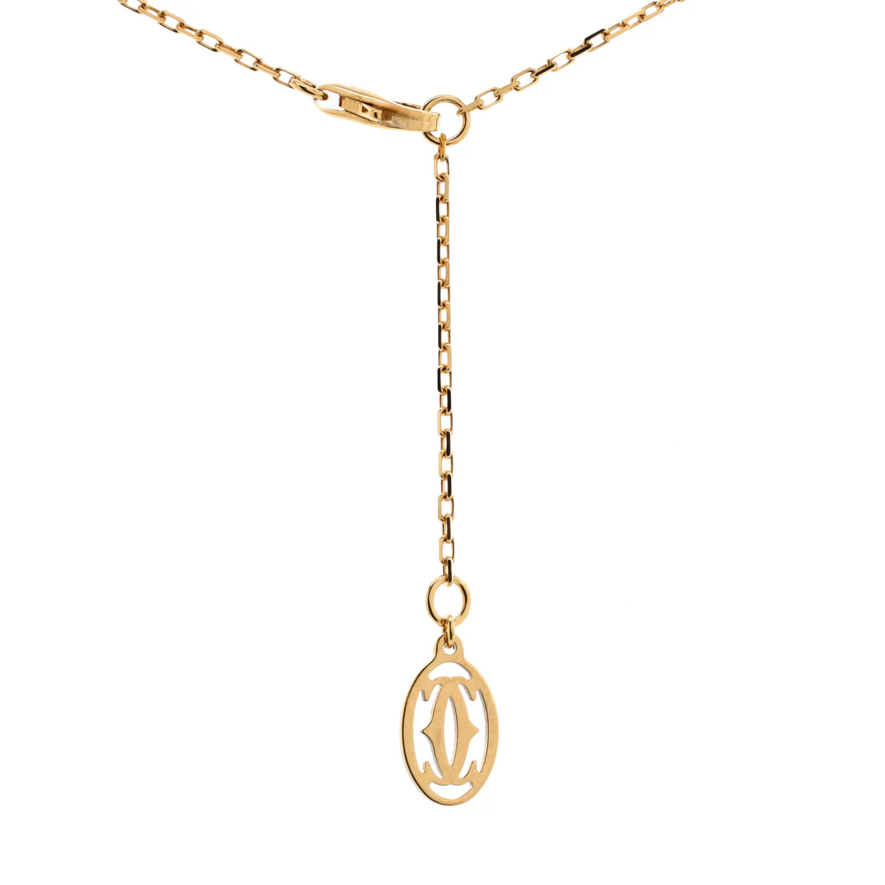 D'Amour Pendant Necklace 18K Yellow Gold with Diamond Large - Deep Luxury