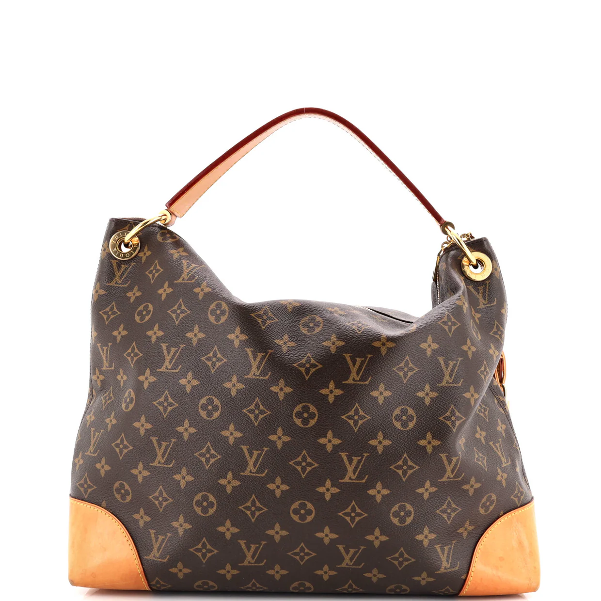 Berri Handbag Monogram Canvas MM - Deep Luxury