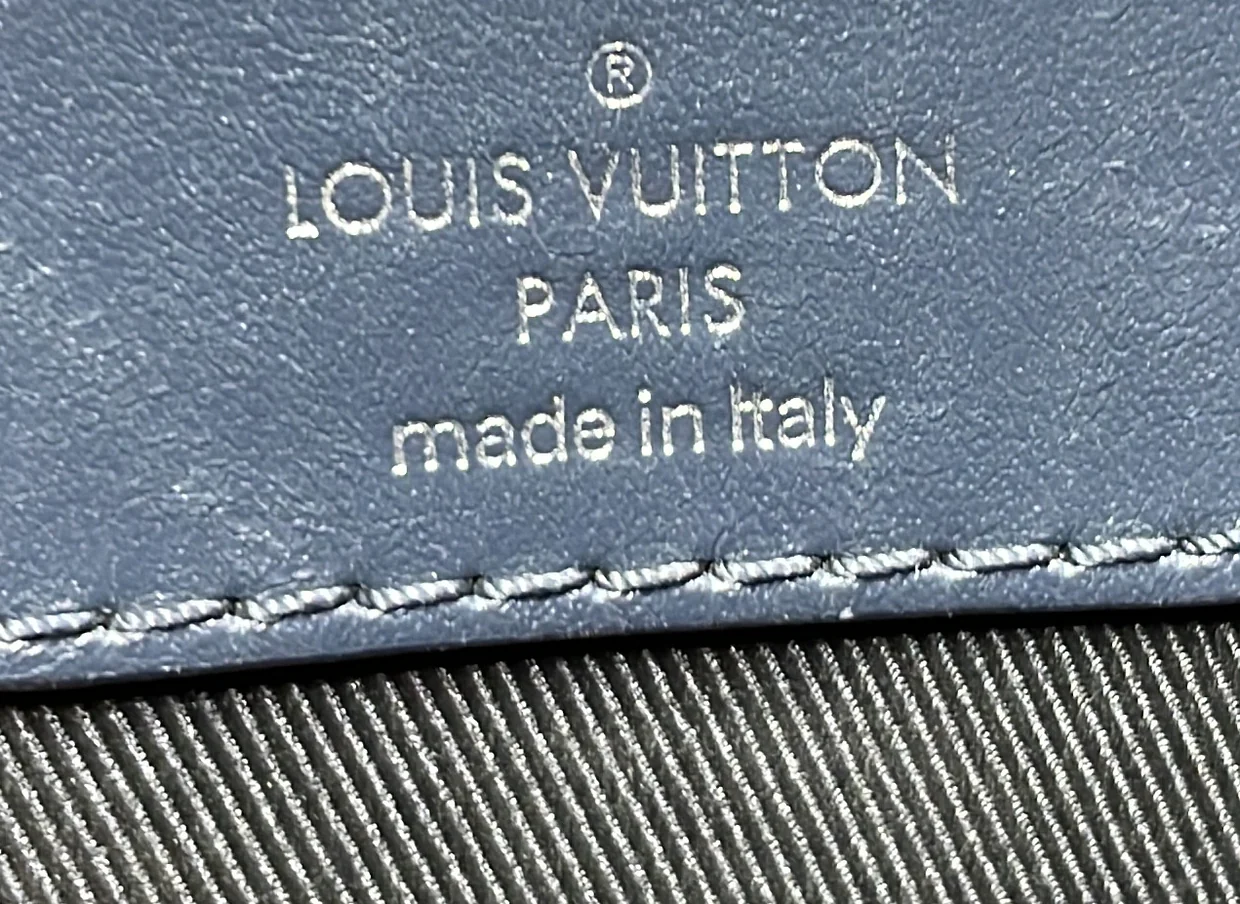 Sac Plat Cross NM Bag Damier Rush Epi XL Leather - Deep Luxury