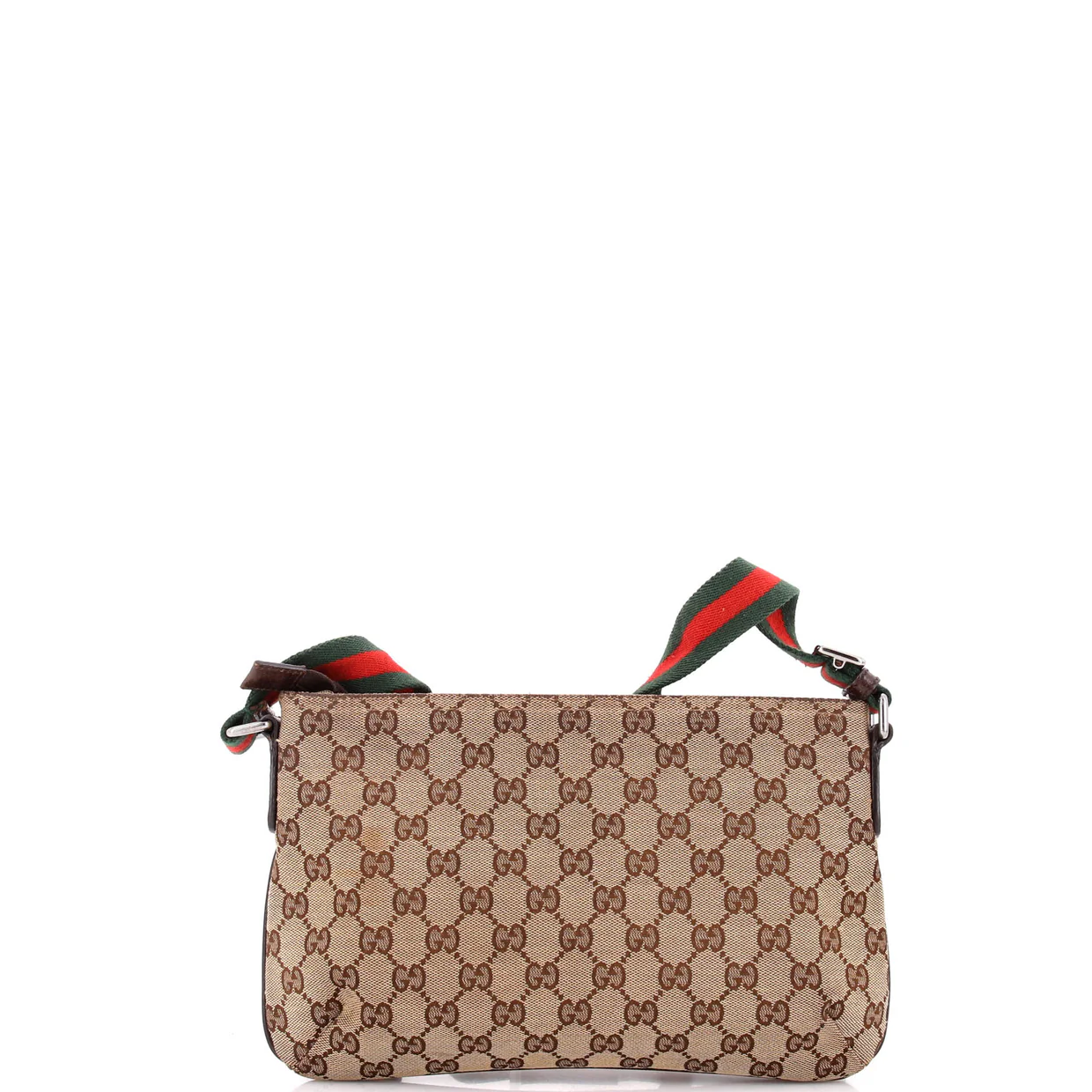 Web Strap Messenger Bag GG Canvas Small - Deep Luxury