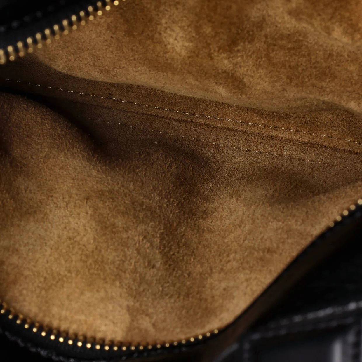 Triple Zip Convertible Tote Leather with Suede Medium - Deep Luxury