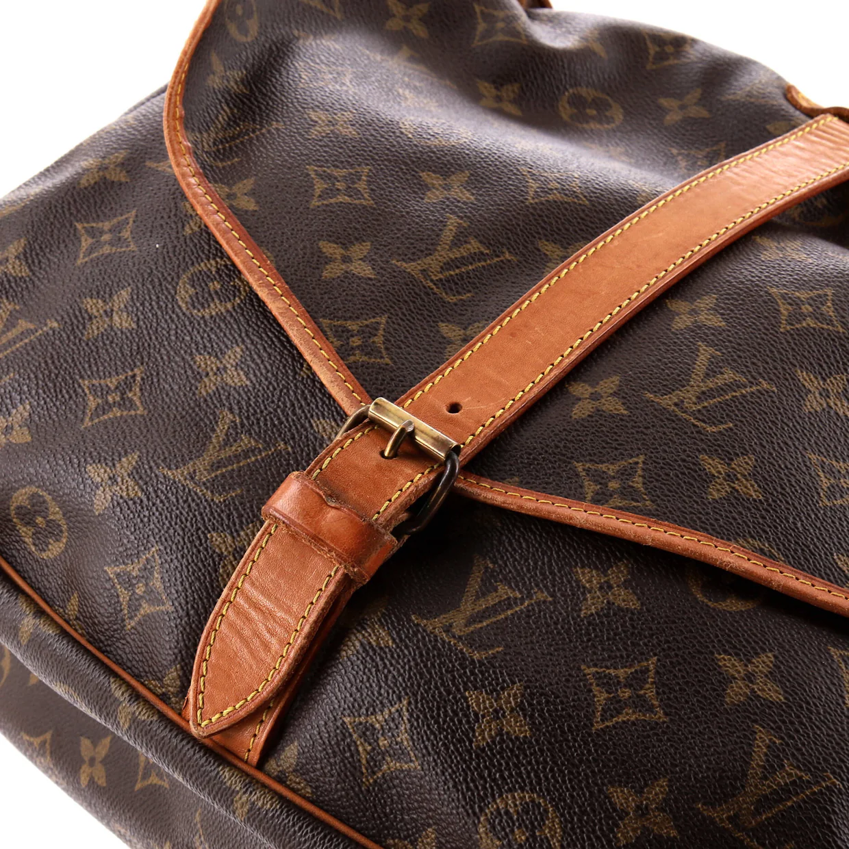 Saumur Handbag Monogram Canvas 35 - Deep Luxury