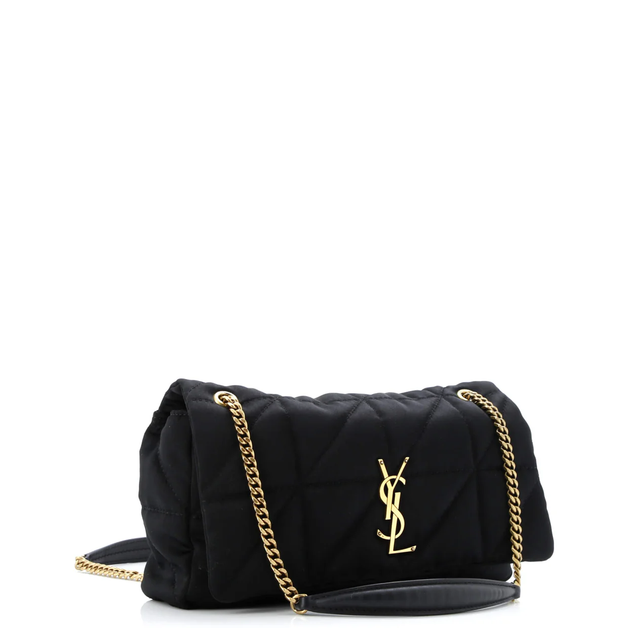 Jamie Flap Bag Quilted Satin Medium - Deep Luxury