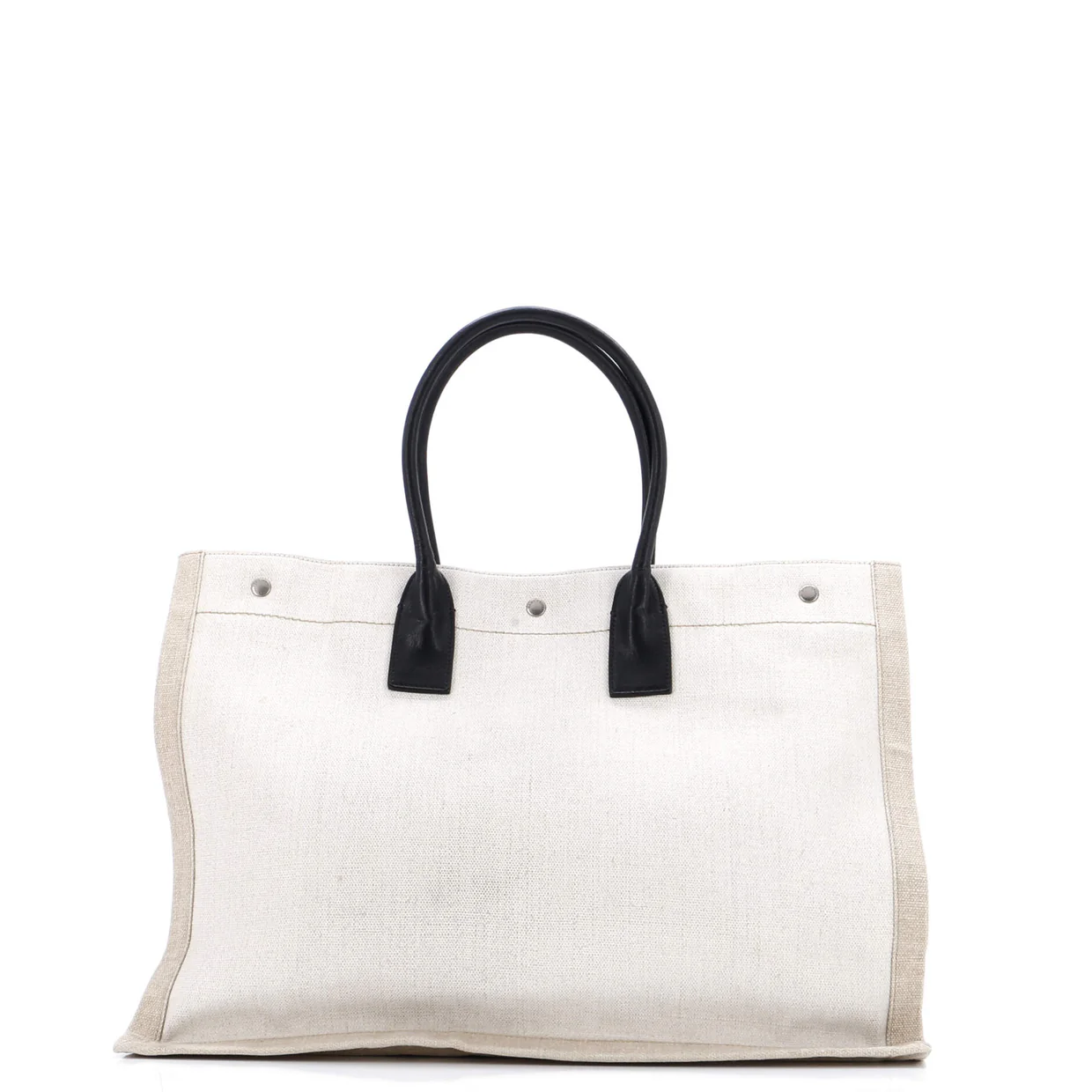 Rive Gauche Shopper Tote Canvas Large - Deep Luxury