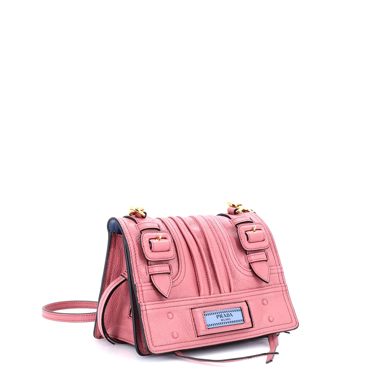 Etiquette Shoulder Bag Glace Calf Small - Deep Luxury