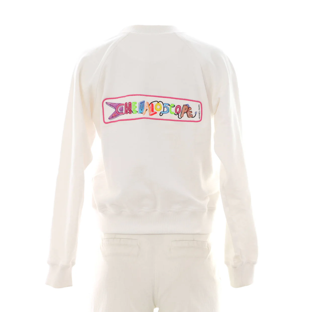 Women's Chevaloscope Crewneck Sweater Embroidered Cotton - Deep Luxury