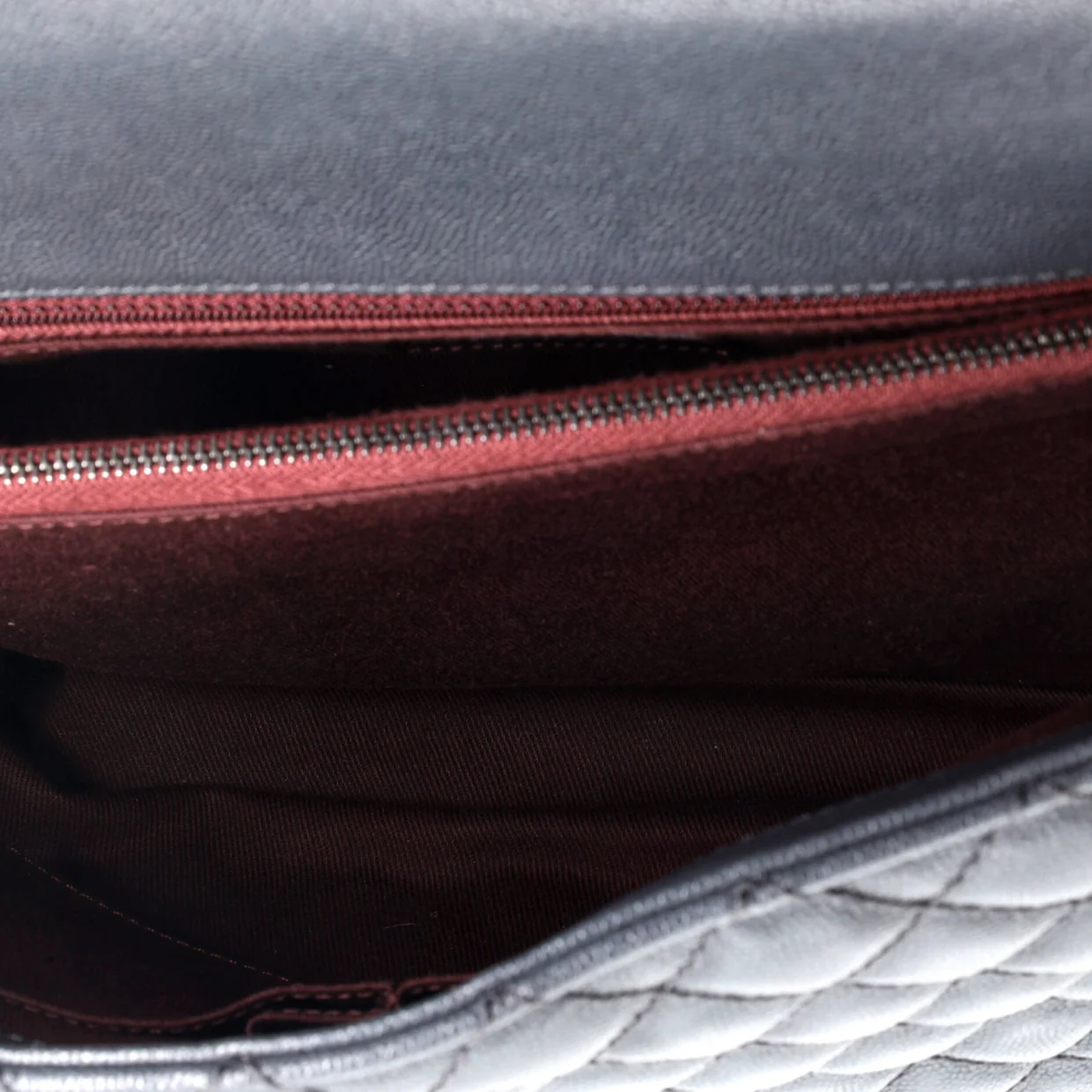 Coco Top Handle Bag Quilted Caviar Medium - Deep Luxury