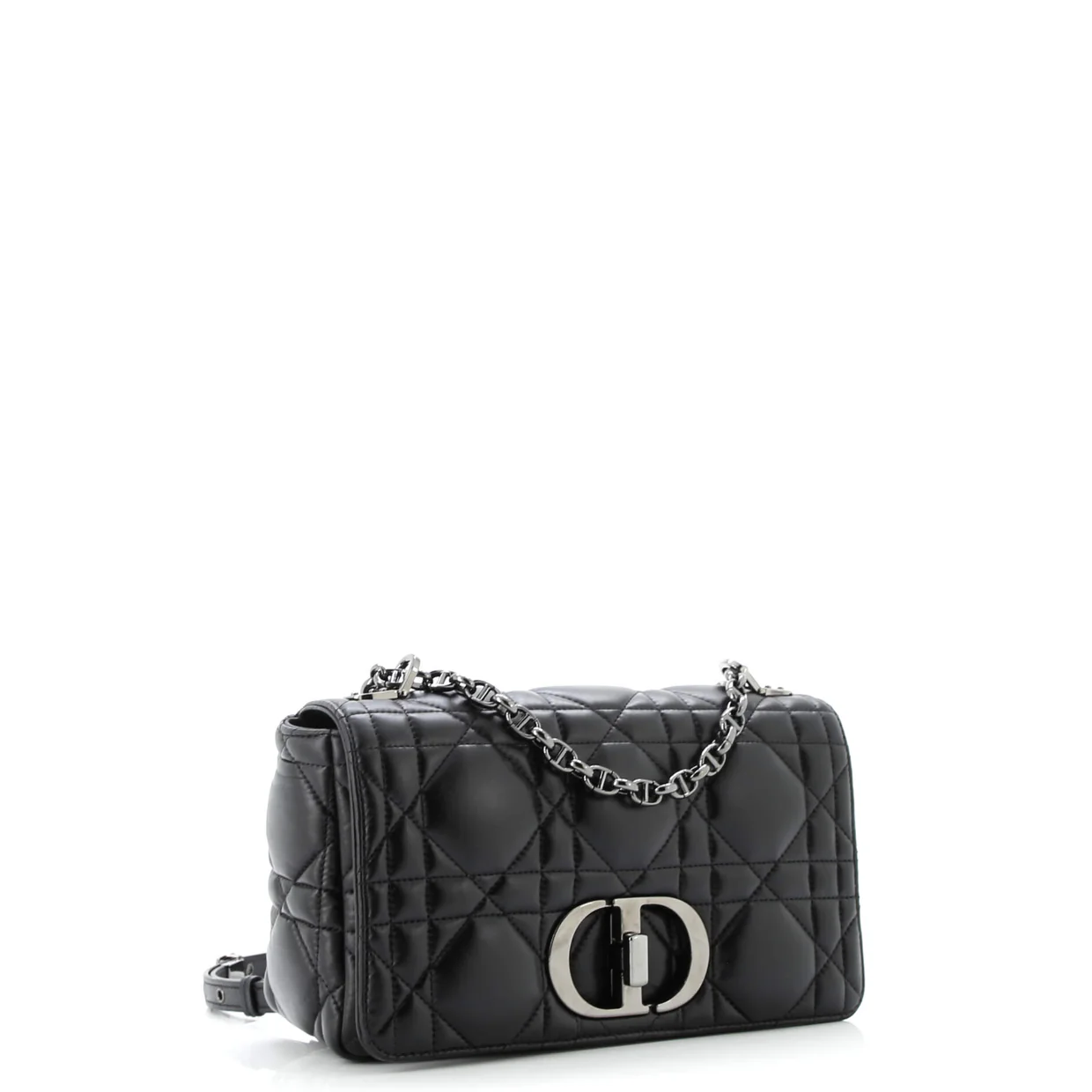 Caro Bag Macrocannage Quilt Calfskin Medium - Deep Luxury