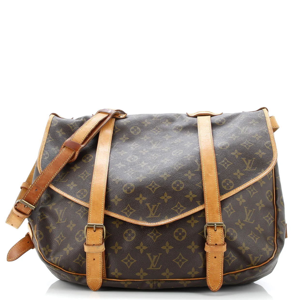 Saumur Handbag Monogram Canvas 43 - Deep Luxury